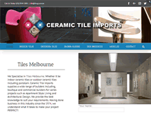 Tablet Screenshot of ceramictileimports.com.au